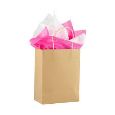 Brown Paper Bag With Tissue