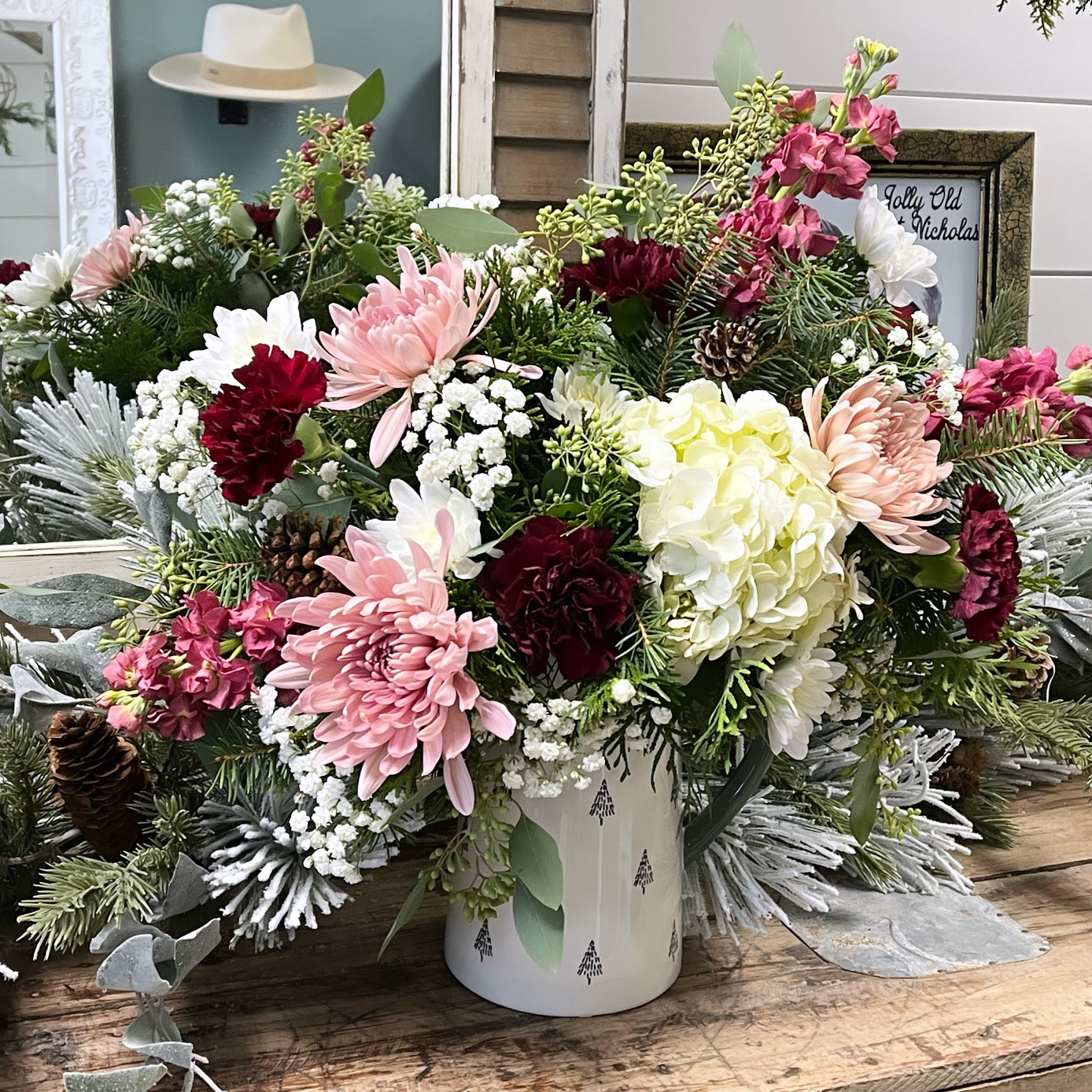 Designers Choice Fresh Arrangement (Image Is for Size Reference)